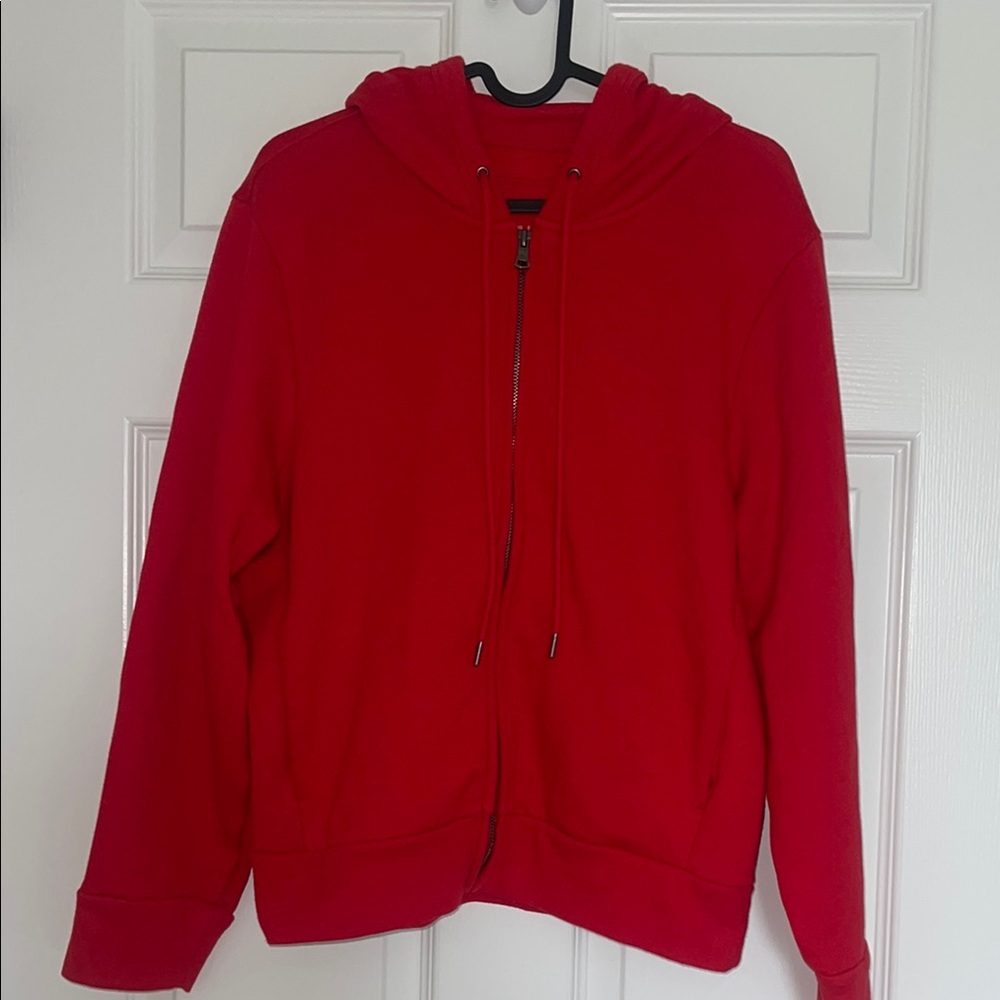 ❤️NWOT!!!❤️TESLA Red Zip-Up Hoodie